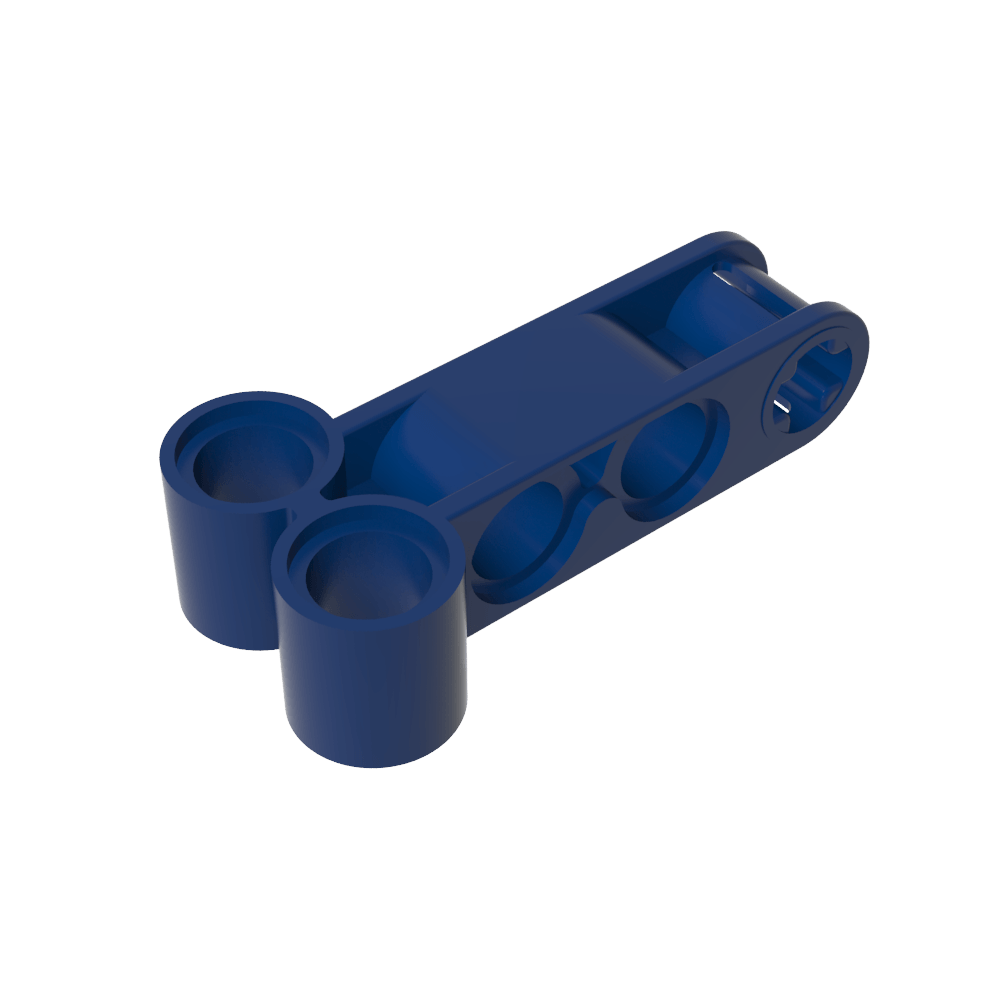 Conector de eje y pasador Technic perpendicular doble 4L 98989-MyGobricksEs