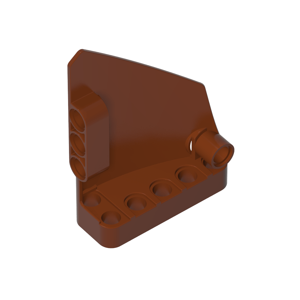 Carenado de panel técnico n.° 13 grande, corto y liso, lado A-MyGobricksEs