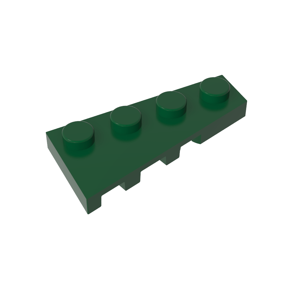 Placa de cuña 4 x 2 derecha-MyGobricksEs