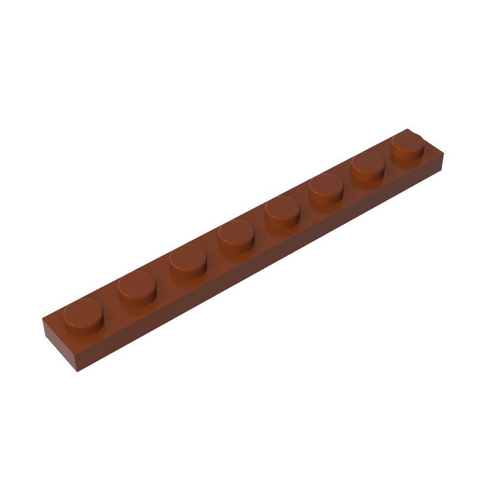 Placa 1 x 8 #3460-MyGobricksEs
