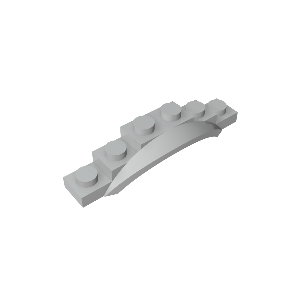 Paso de rueda, guardabarros, 1 1/2 x 6 x 1 [Arco extendido]-MyGobricksEs