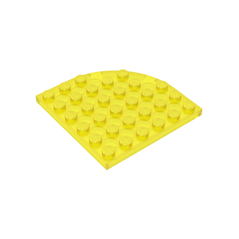 Placa de esquina redonda 6 x 6-MyGobricksEs
