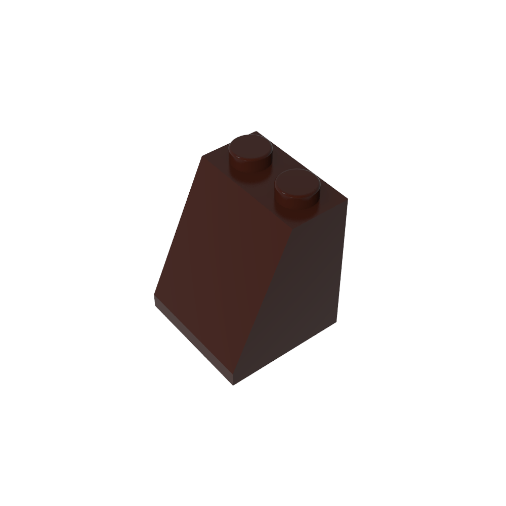 Pendiente 65° 2 x 2 x 2 con tubo inferior-MyGobricksEs