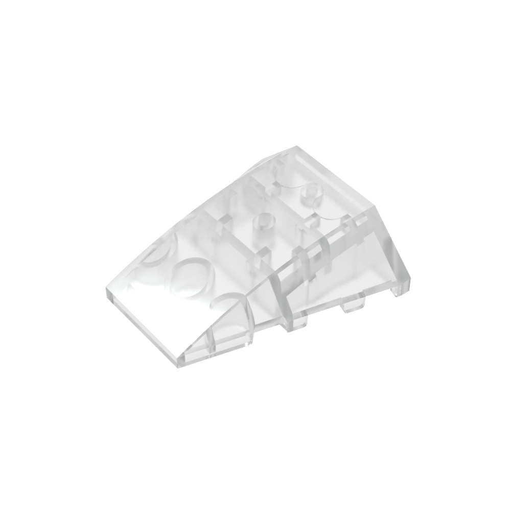 Cuña curva 4 x 4 sin montantes superiores-MyGobricksEs
