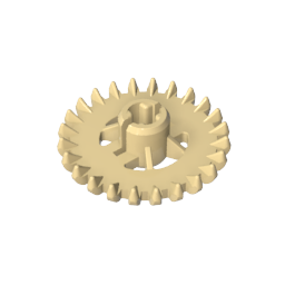 Corona Technic Gear de 24 dientes con refuerzos [Nuevo estilo]-MyGobricksEs