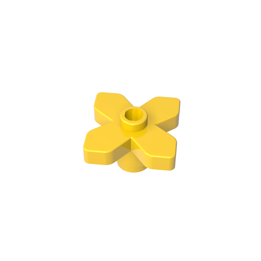 Planta, Flor 2 x 2 Hojas - Angular-MyGobricksEs