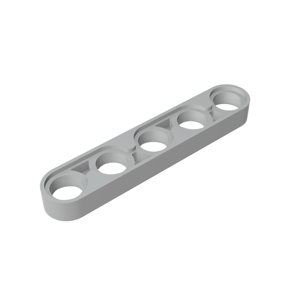 Viga técnica 1 x 5 delgada-MyGobricksEs