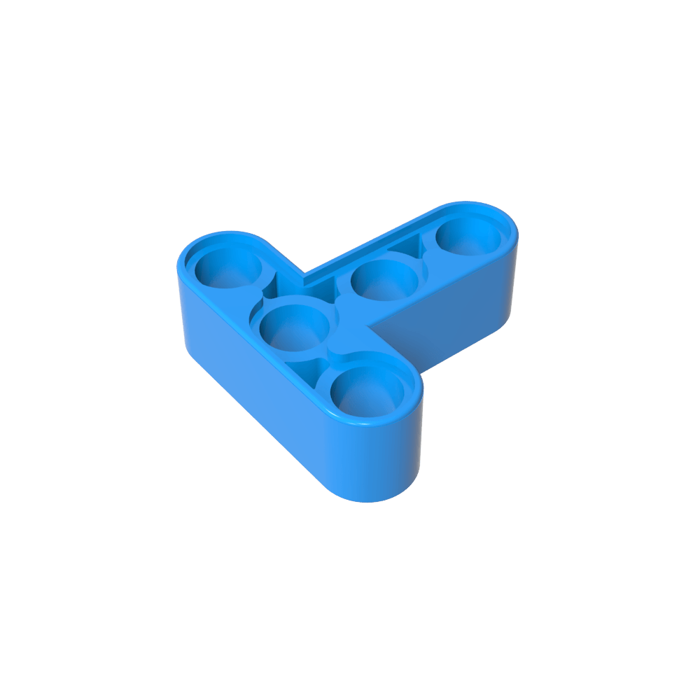 Viga técnica 3 x 3 en forma de T gruesa-MyGobricksEs