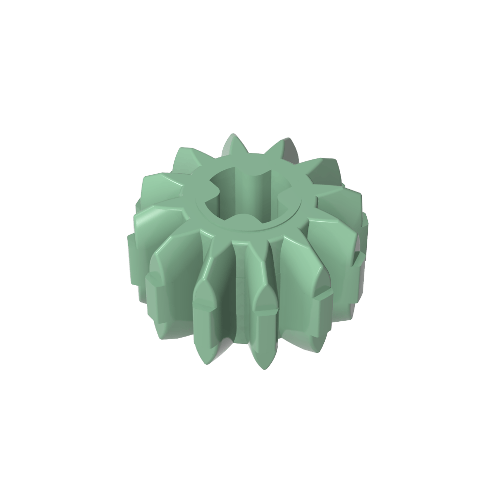 Technic Gear 12 dientes doble bisel-MyGobricksEs