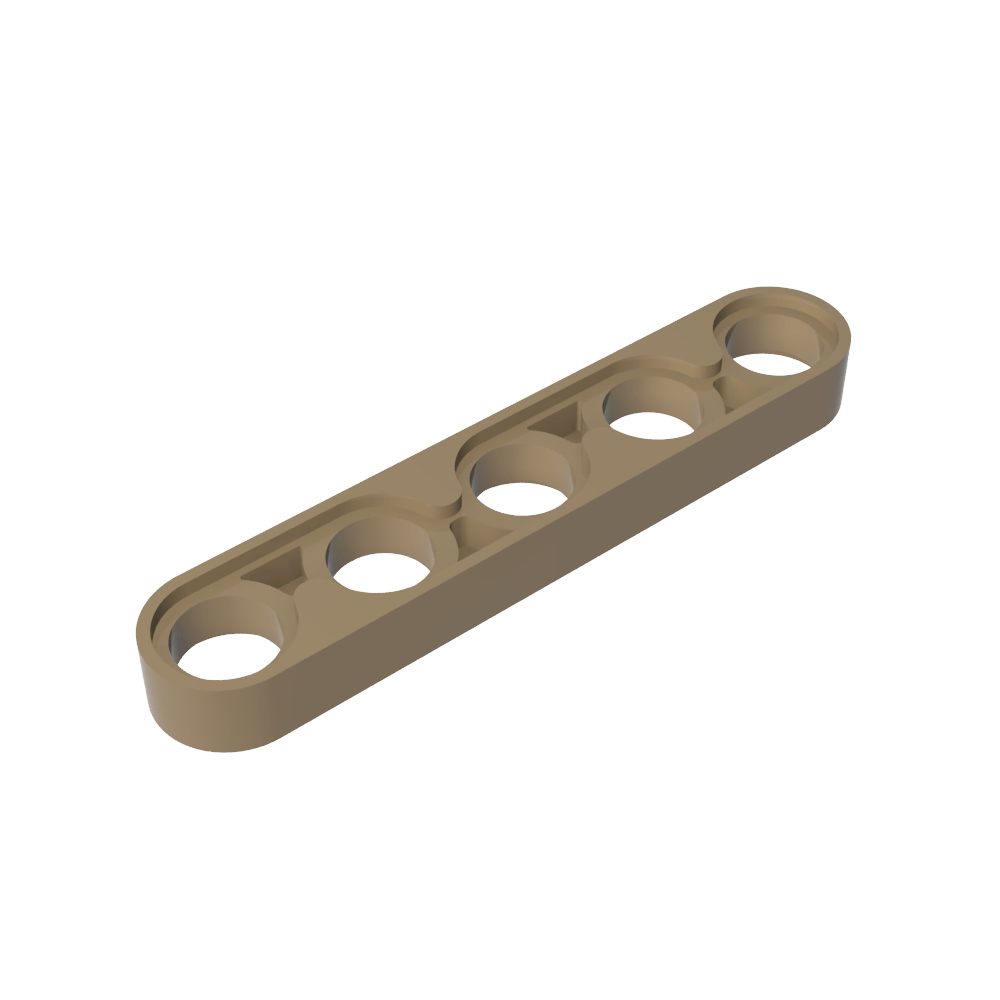 Viga técnica 1 x 5 delgada-MyGobricksEs