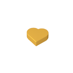 Azulejo 1 x 1 Corazón-MyGobricksEs