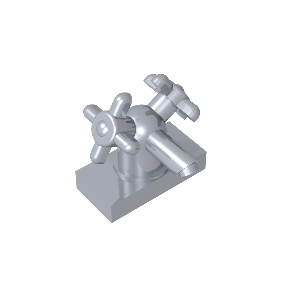 Grifo 1 x 2 con asas dobles-MyGobricksEs