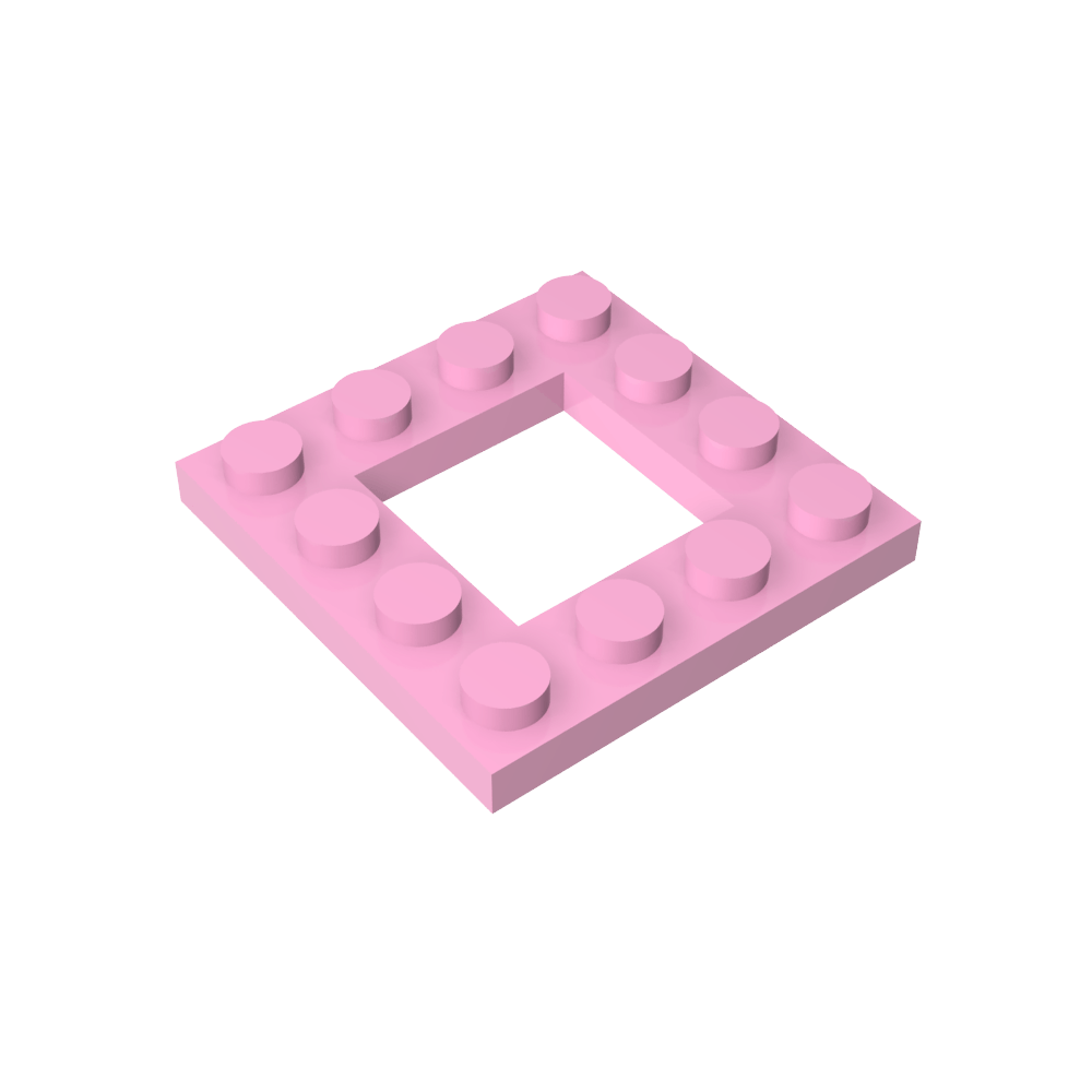 Placa especial 4 x 4 con recorte 2 x 2-MyGobricksEs