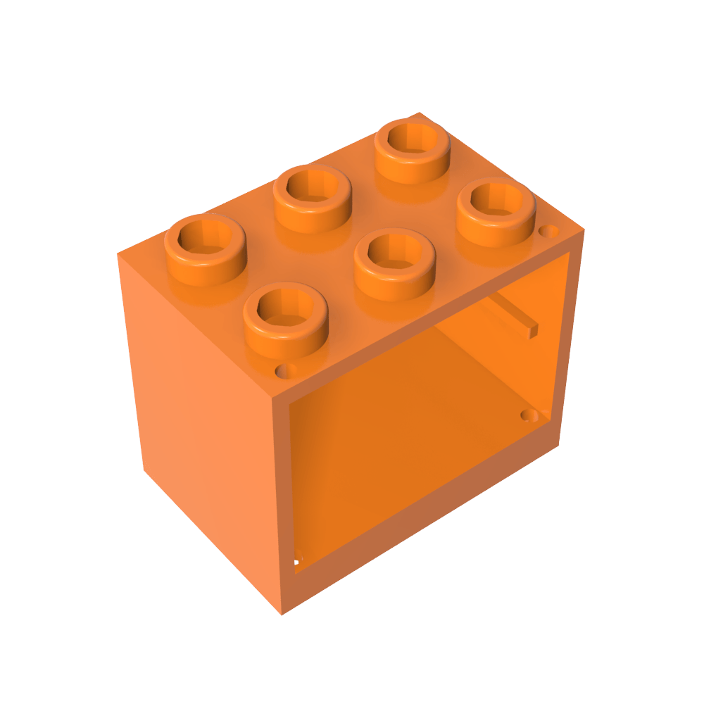 Armario 2 x 3 x 2 con montantes macizos-MyGobricksEs