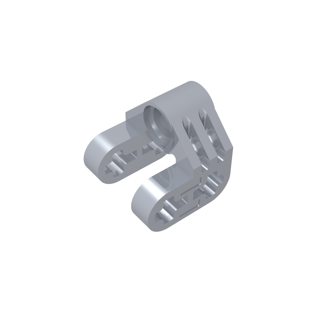 Conector de eje y pasador Technic con división perpendicular-MyGobricksEs