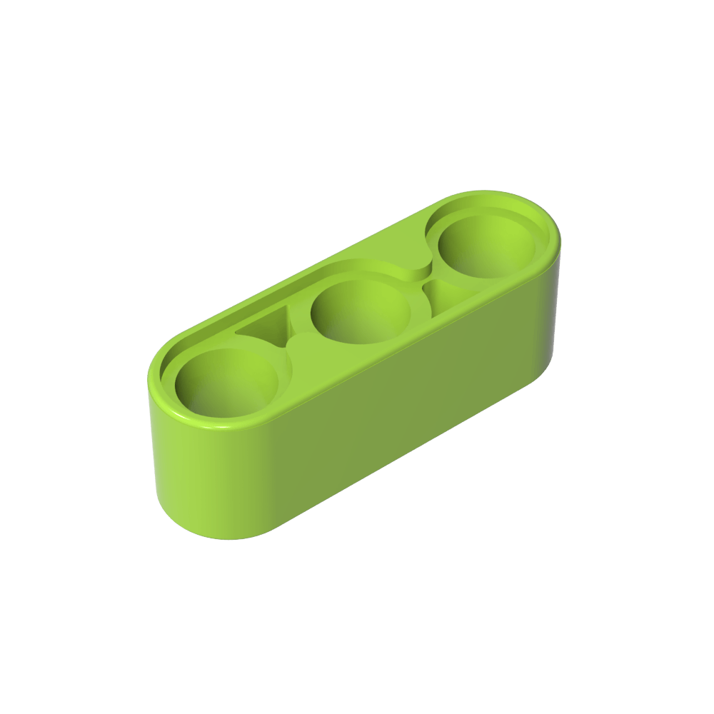 Viga técnica de 1 x 3 de espesor-MyGobricksEs