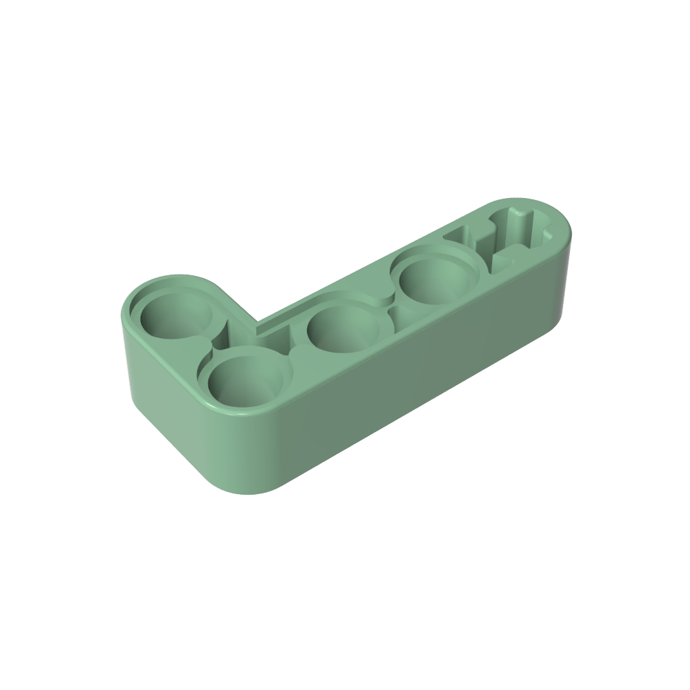 Viga técnica 2 x 4 en forma de L gruesa-MyGobricksEs