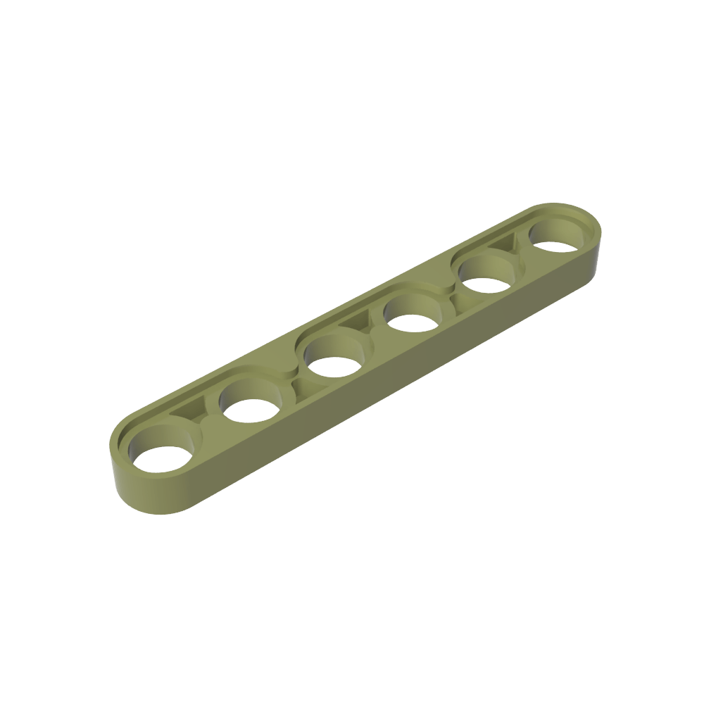 Viga técnica 1 x 6 delgada-MyGobricksEs