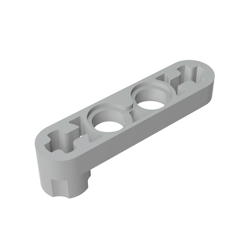 Viga técnica 1 x 4 delgada con conector de perno-MyGobricksEs