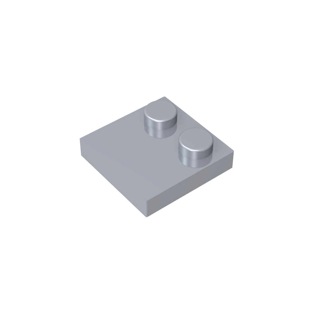 Placa Especial 2 x 2 con Solo 2 tacos-MyGobricksEs