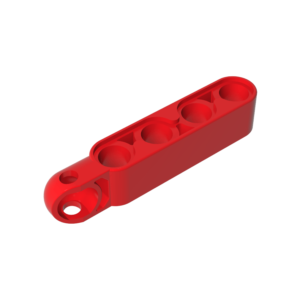 Brazo de dirección Technic 5 x 1 con toma de bola de remolque-MyGobricksEs