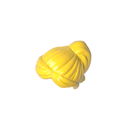 Figura, cabello femenino, cola de caballo y flequillo barrido hacia los lados-MyGobricksEs