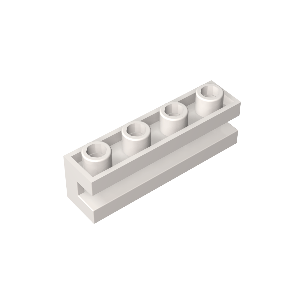 Ladrillo Especial 1 x 4 con Ranura-MyGobricksEs