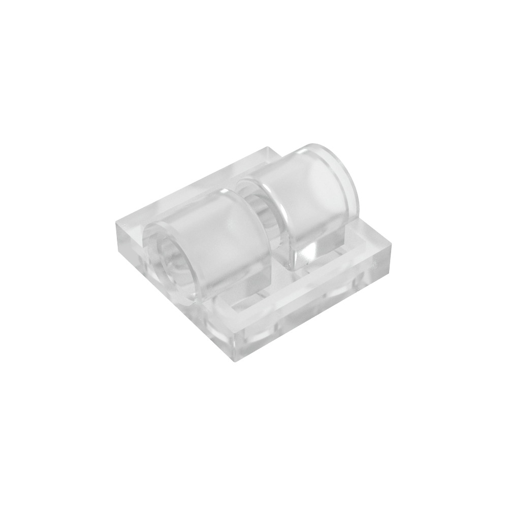 Placa especial 2 x 2 con 2 orificios para pasadores-MyGobricksEs