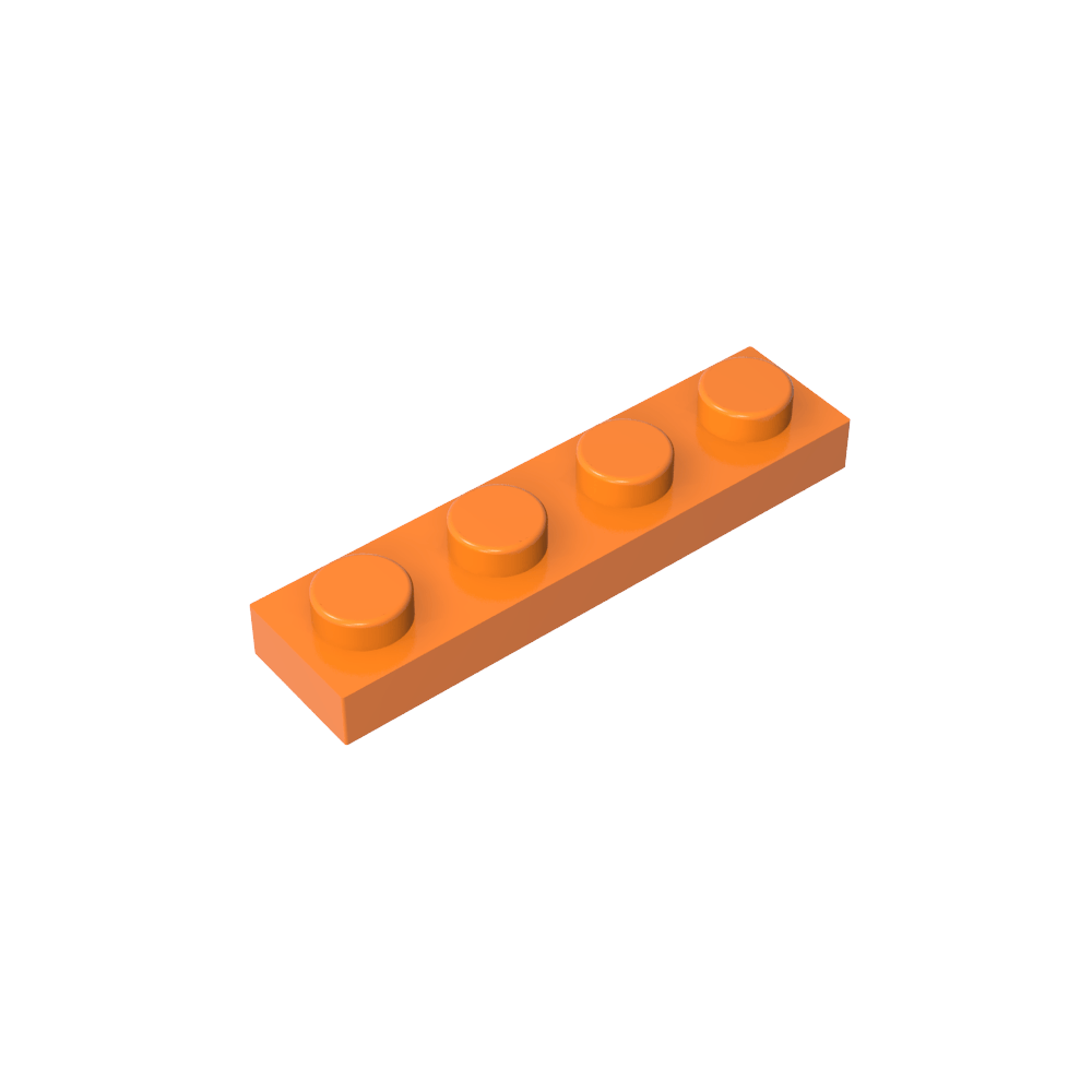 Placa 1 x 4-MyGobricksEs