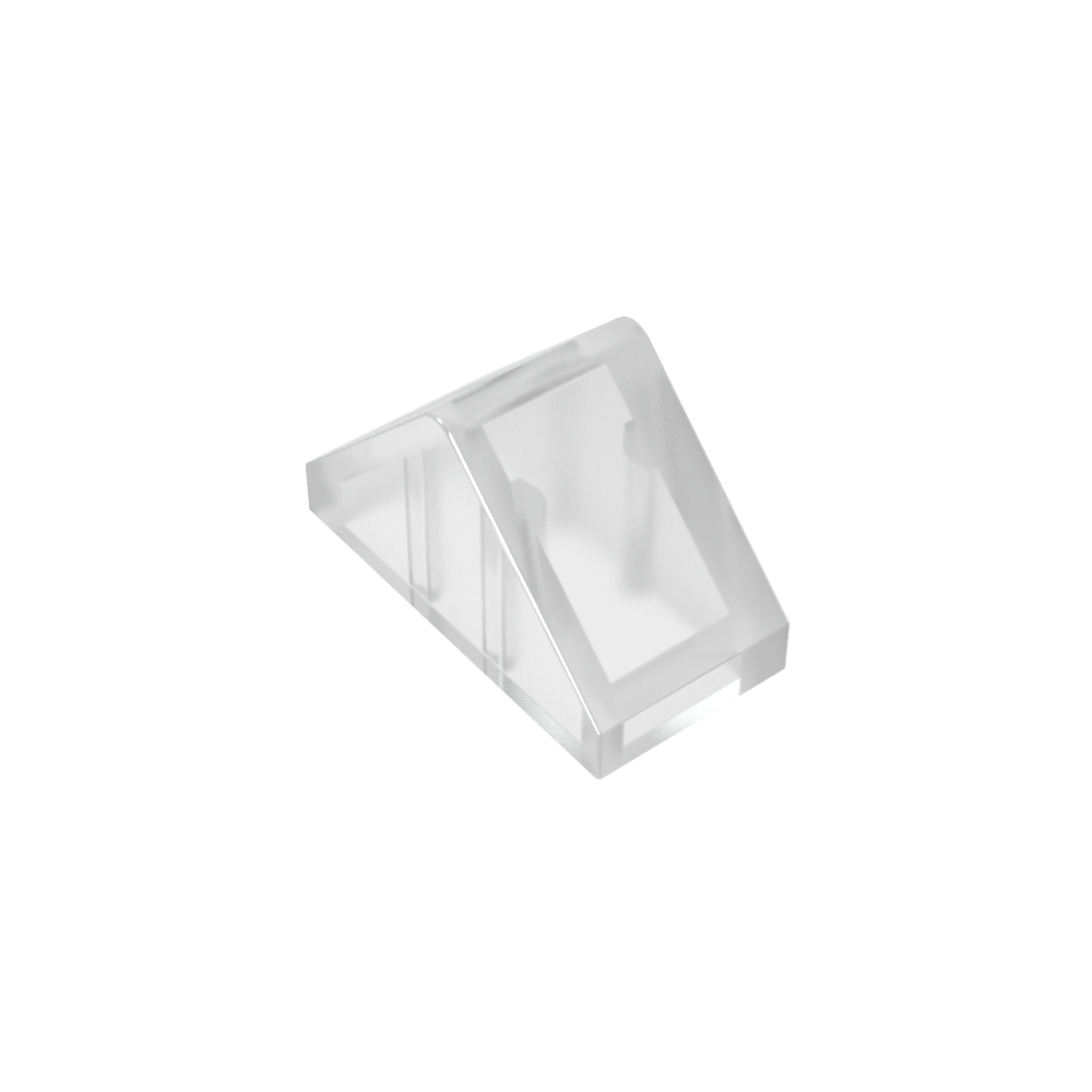 Pendiente 45° 2 x 1 Doble con Pasador Inferior Ovoide-MyGobricksEs