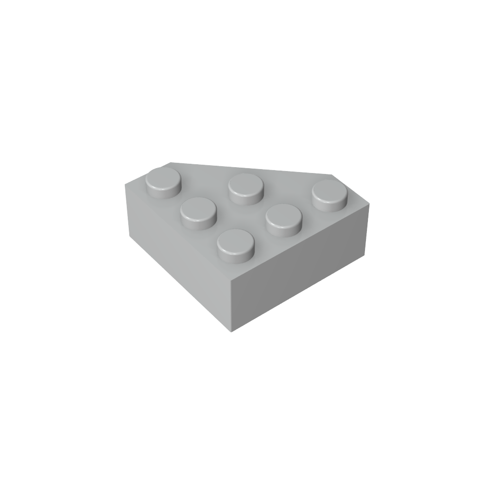 Cuña 3 x 3 Esquina cortada-MyGobricksEs