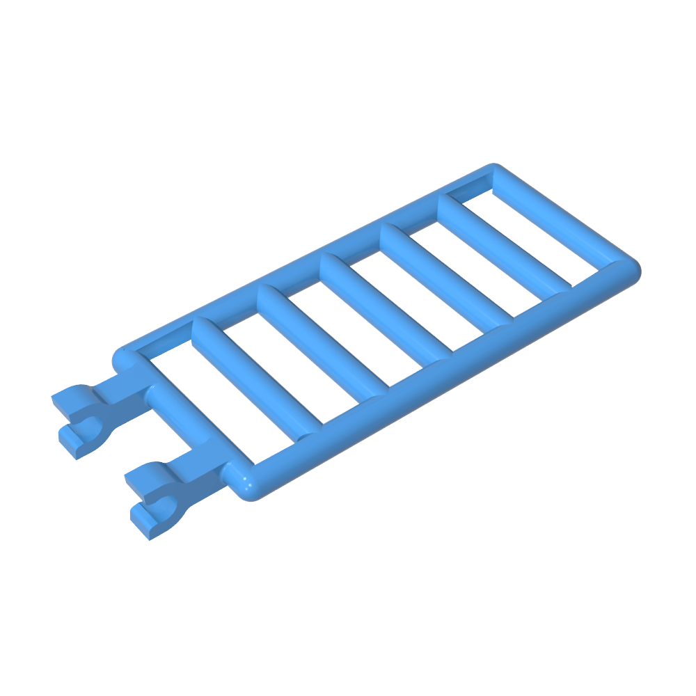 Barra 7 x 3 con clips dobles (escalera)-MyGobricksEs