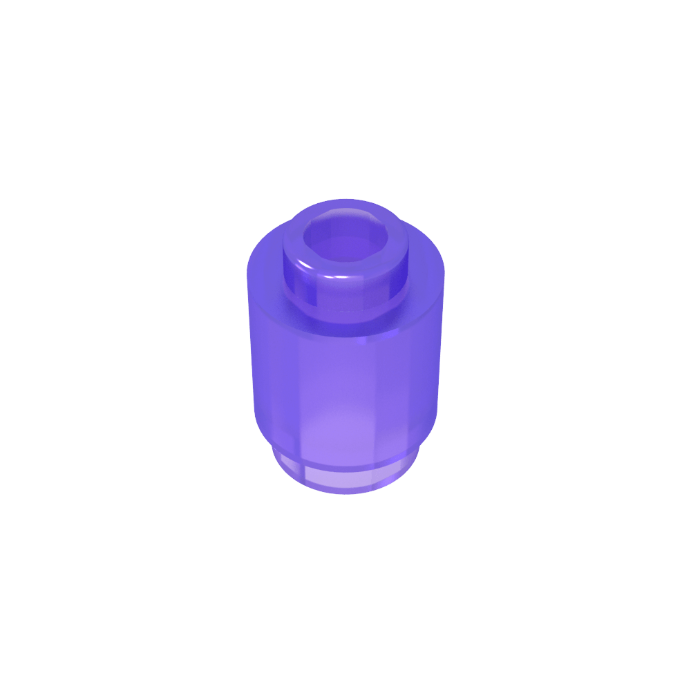 Ladrillo redondo 1 x 1 perno abierto-MyGobricksEs