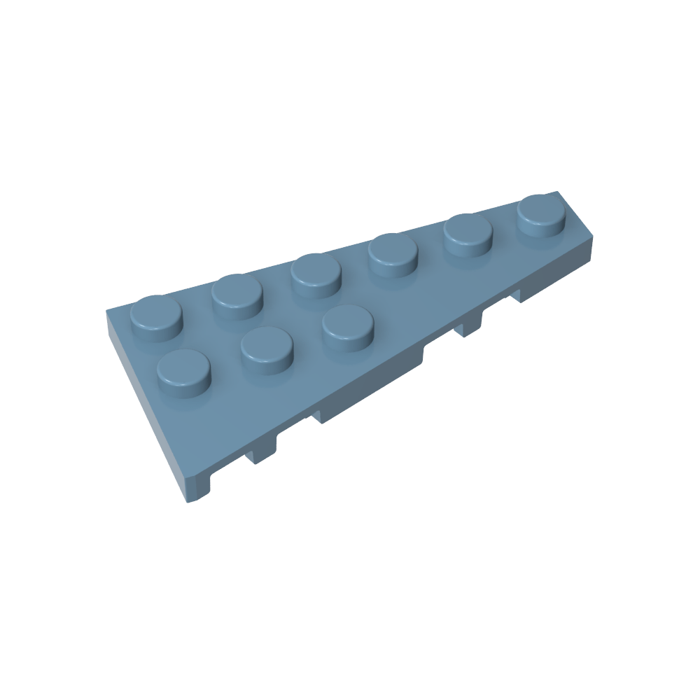 Placa de cuña 6 x 3 derecha-MyGobricksEs