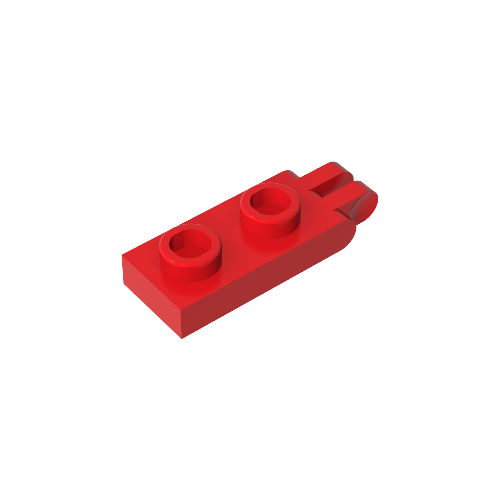 Placa de bisagra 1 x 2 con 2 dedos y pernos huecos-MyGobricksEs