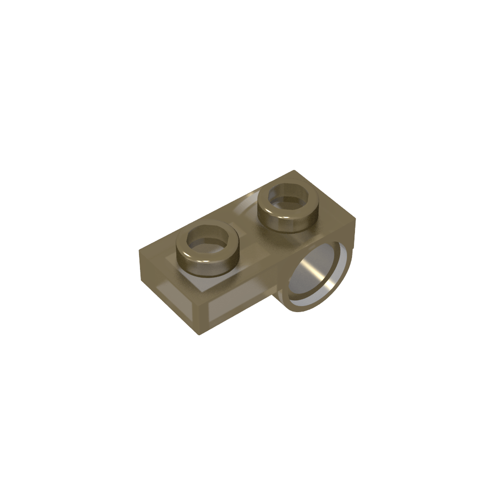 Placa especial 1 x 2 con orificio para pasador-MyGobricksEs