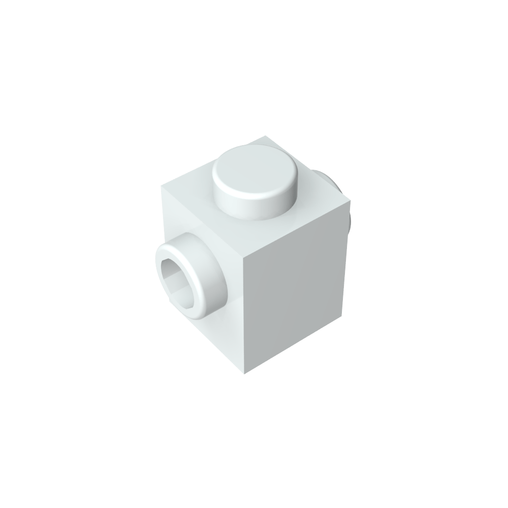 Ladrillo especial 1 x 1 con tacos en 2 lados-MyGobricksEs