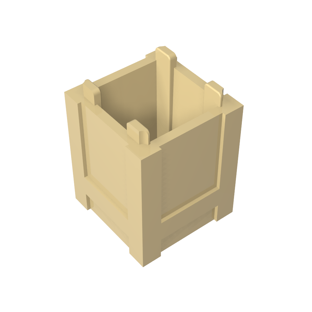 Caja contenedora 2 x 2 x 2 - Apertura superior-MyGobricksEs