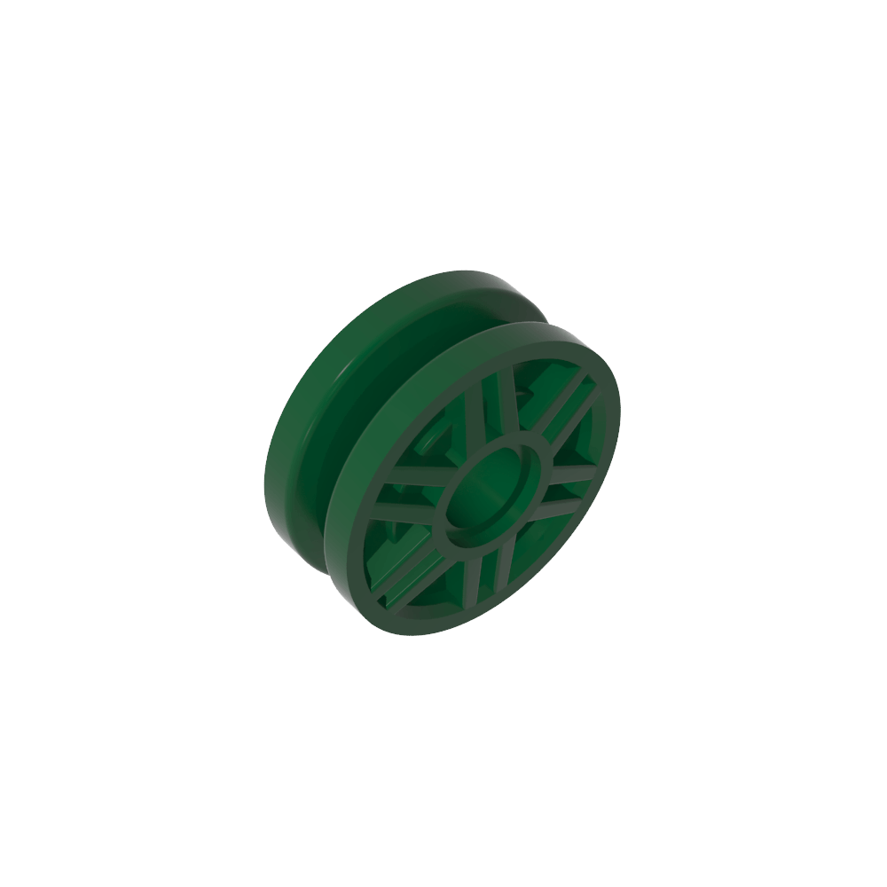 Rueda 18 x 8 con tornillos falsos y radios profundos con anillo interior-MyGobricksEs