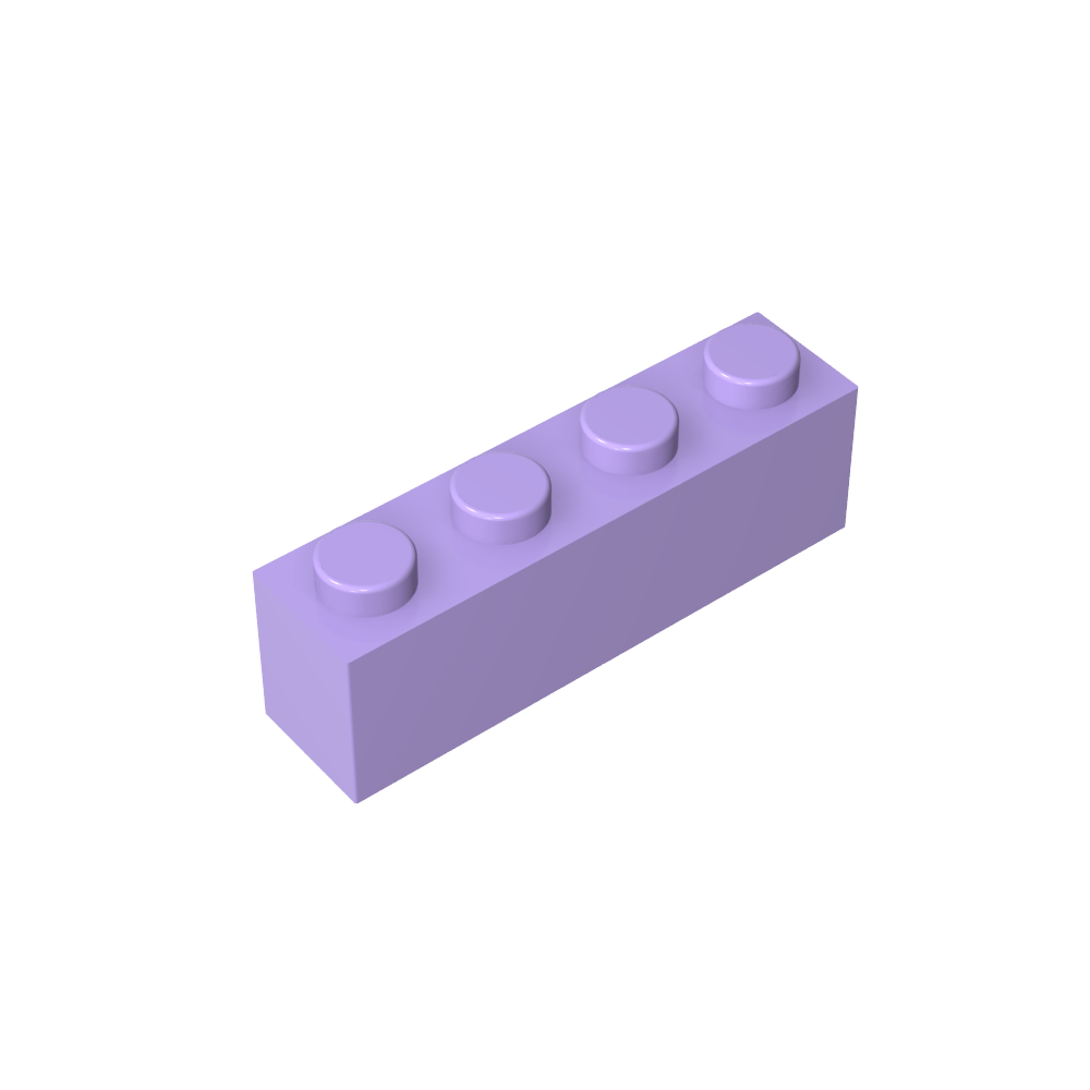 Ladrillo 1 x 4-MyGobricksEs