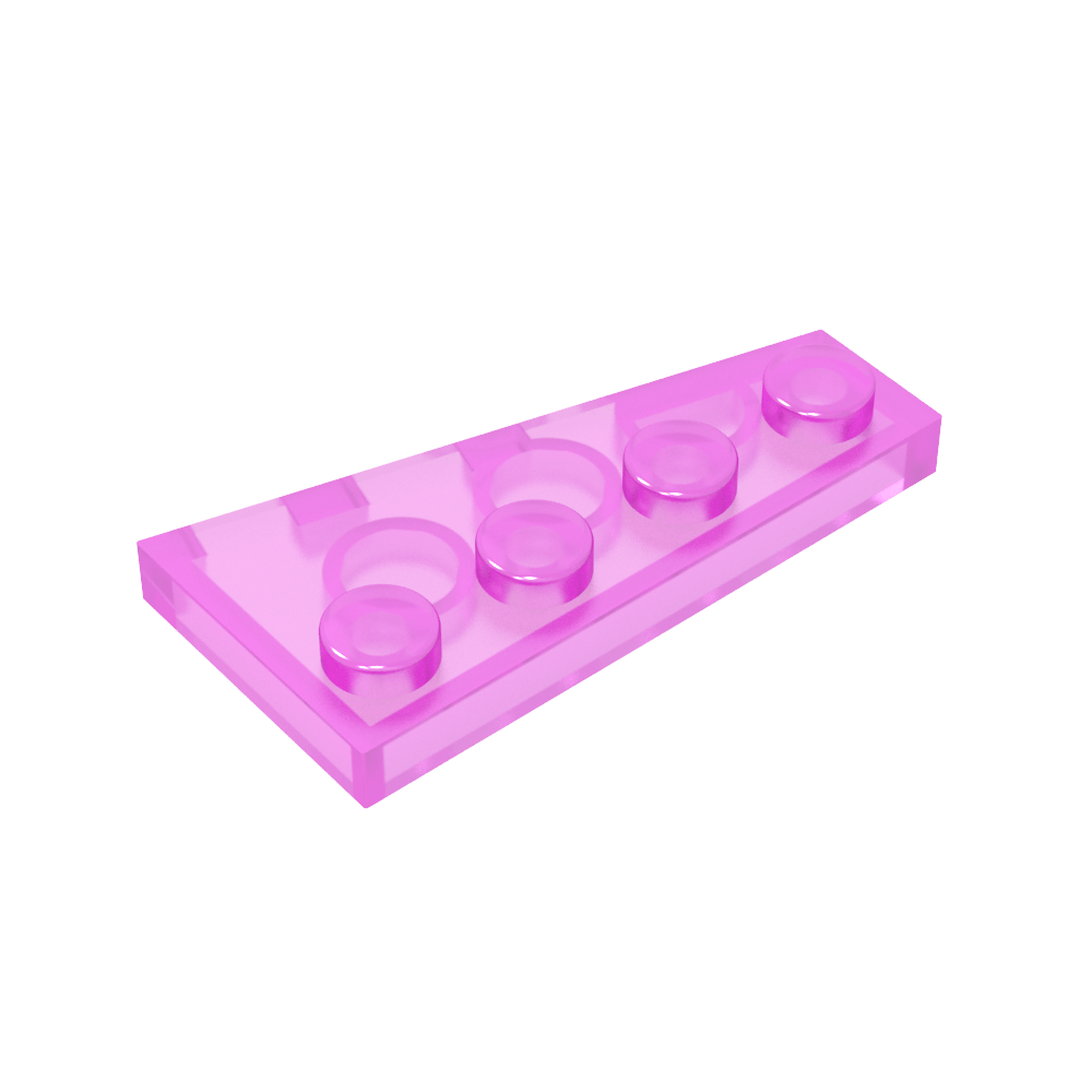 Placa de cuña 4 x 2 izquierda-MyGobricksEs