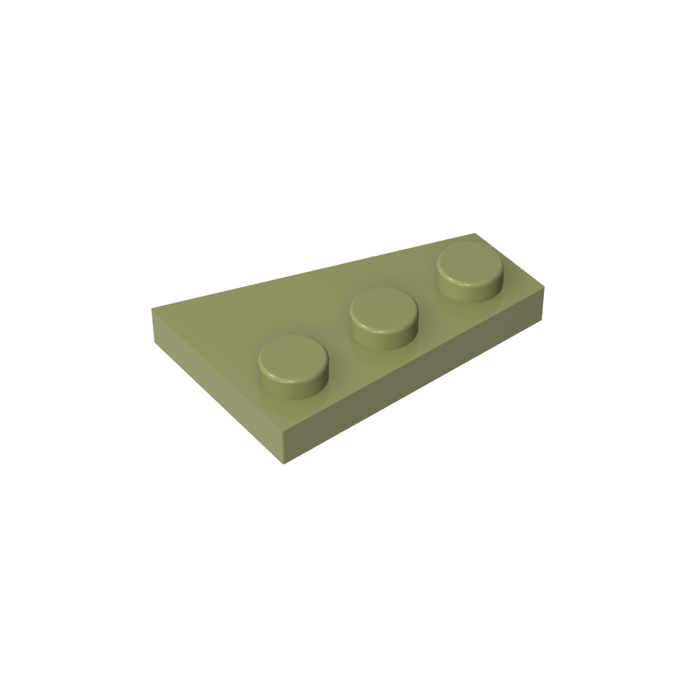 Placa de cuña 3 x 2 izquierda-MyGobricksEs
