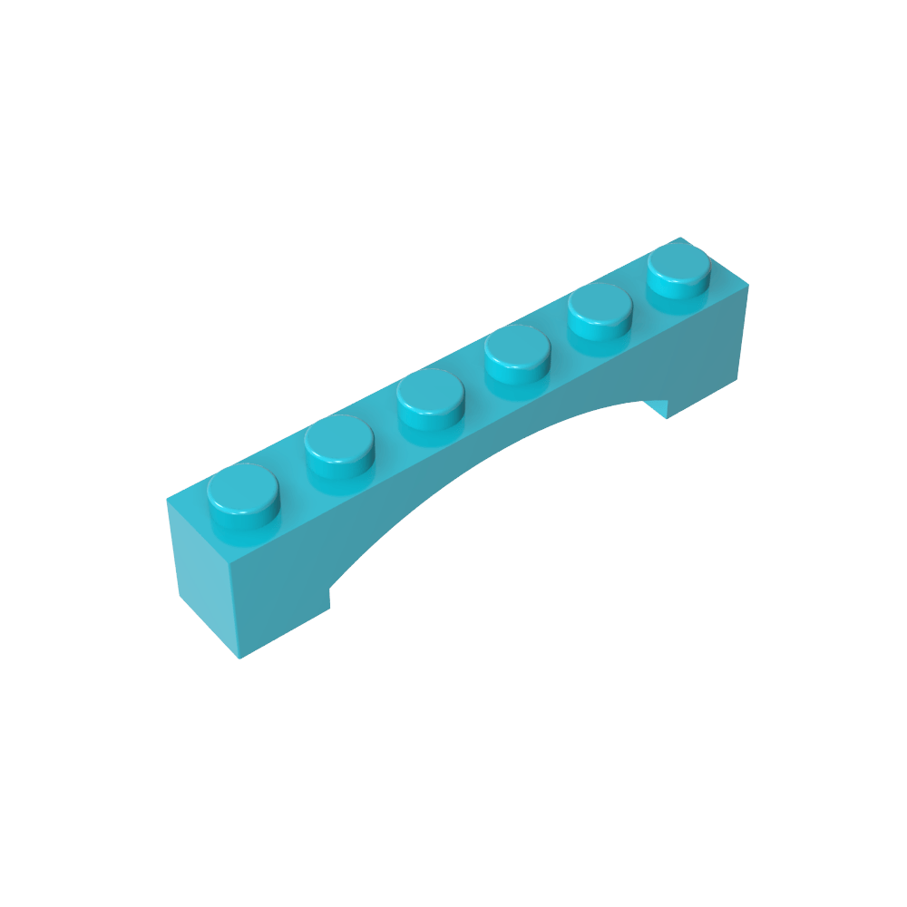 Arco de Ladrillo 1 x 6 Arco Elevado-MyGobricksEs