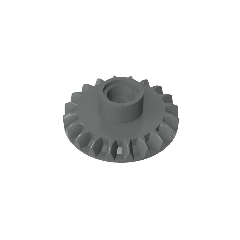 Bisel de 20 dientes con orificio para pasador Technic Gear-MyGobricksEs