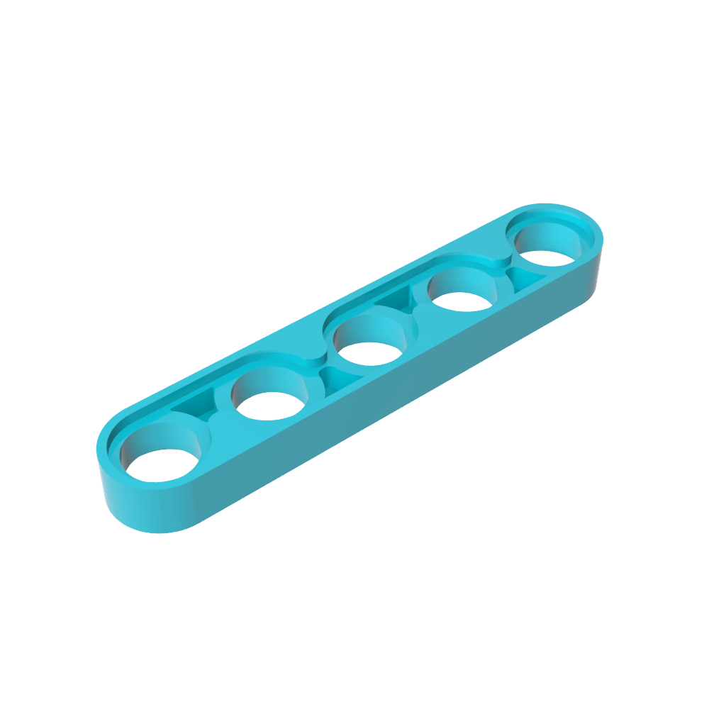 Viga técnica 1 x 5 delgada-MyGobricksEs