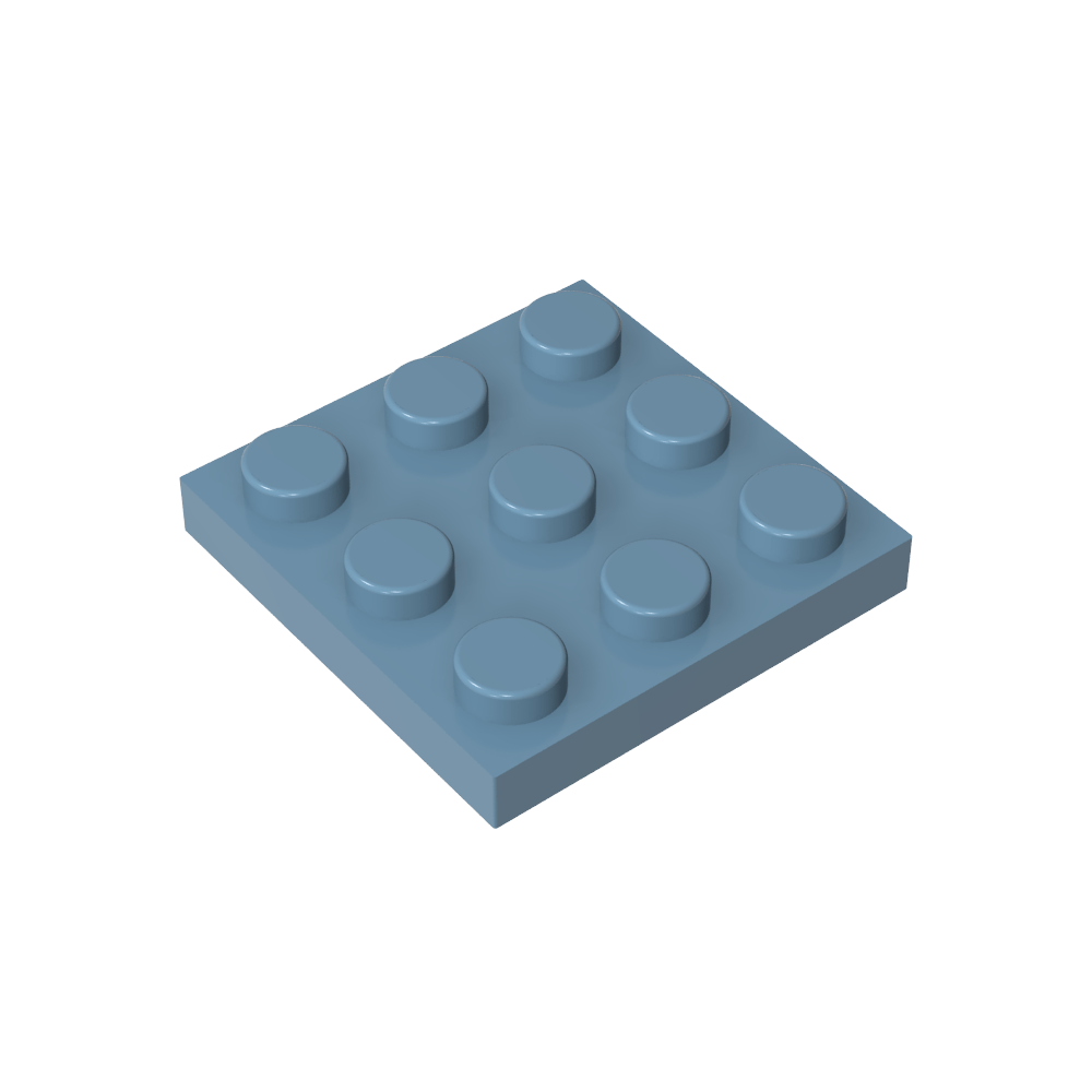 Placa 3 x 3-MyGobricksEs
