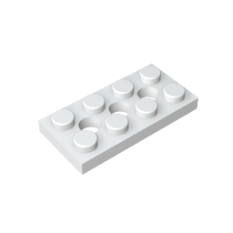 Placa técnica 2 x 4 [3 agujeros]-MyGobricksEs