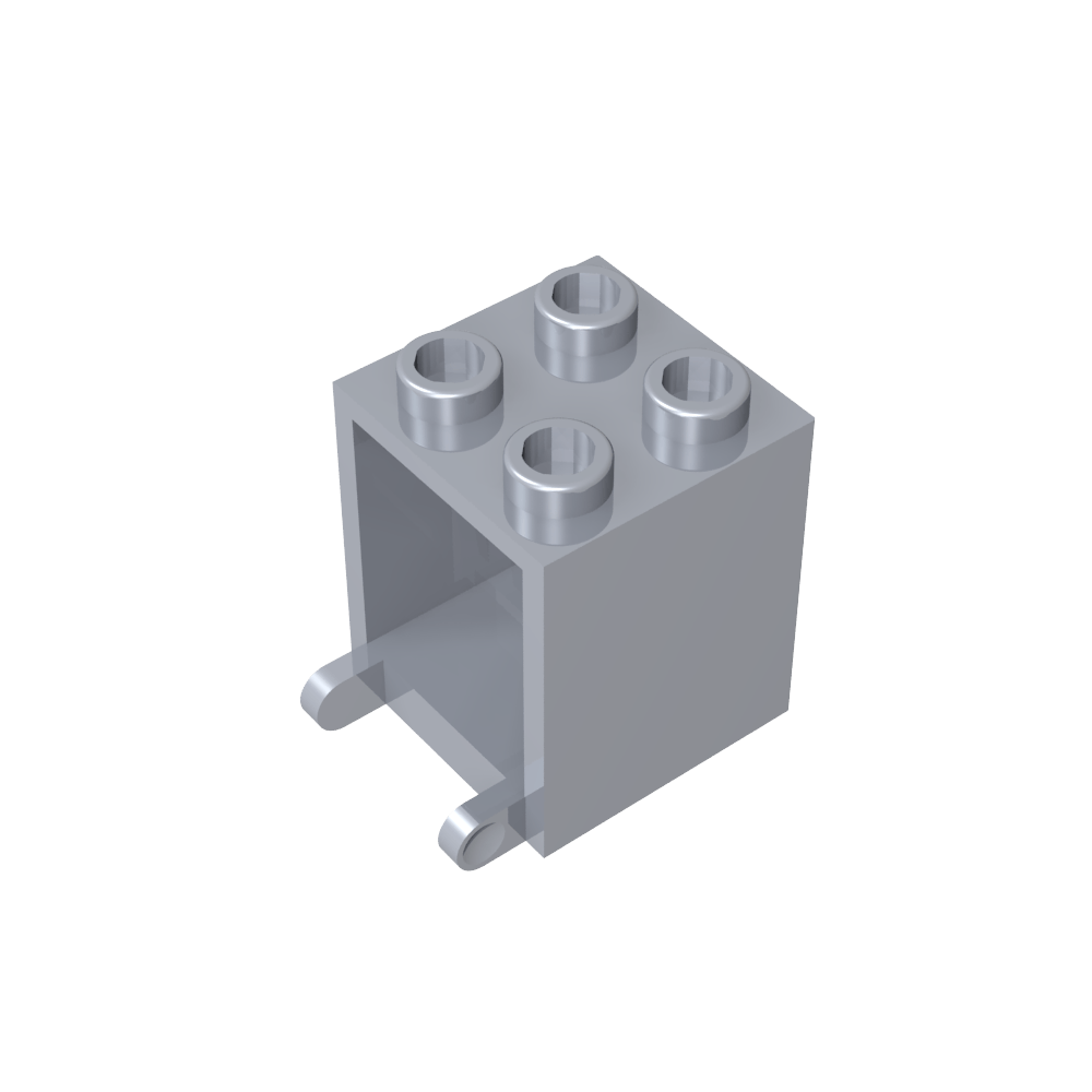Caja 2 x 2 x 2 [Pernos Huecos]-MyGobricksEs