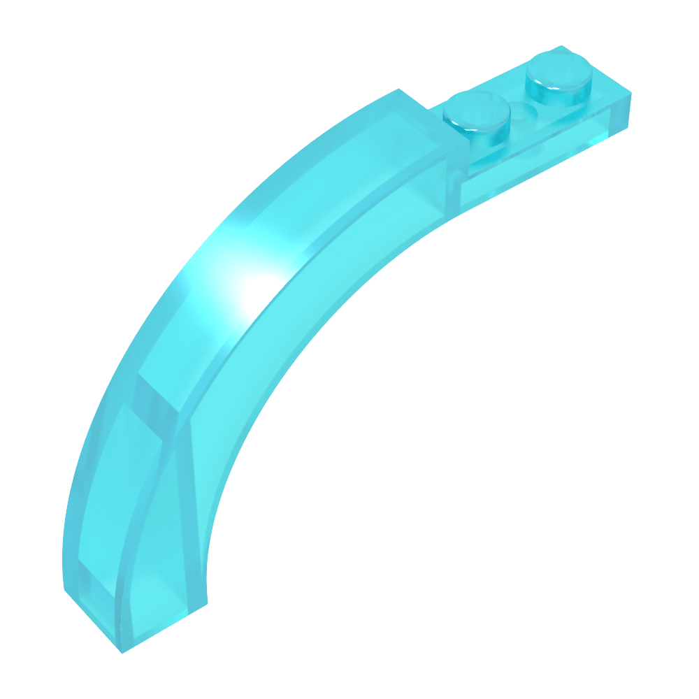 Arco de ladrillo 1 x 6 x 3 1/3 parte superior curva-MyGobricksEs