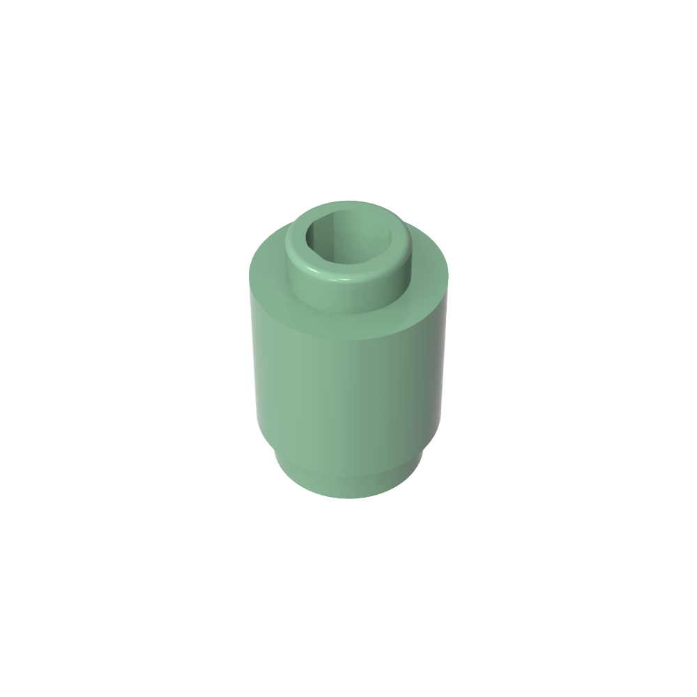 Ladrillo redondo 1 x 1 perno abierto-MyGobricksEs